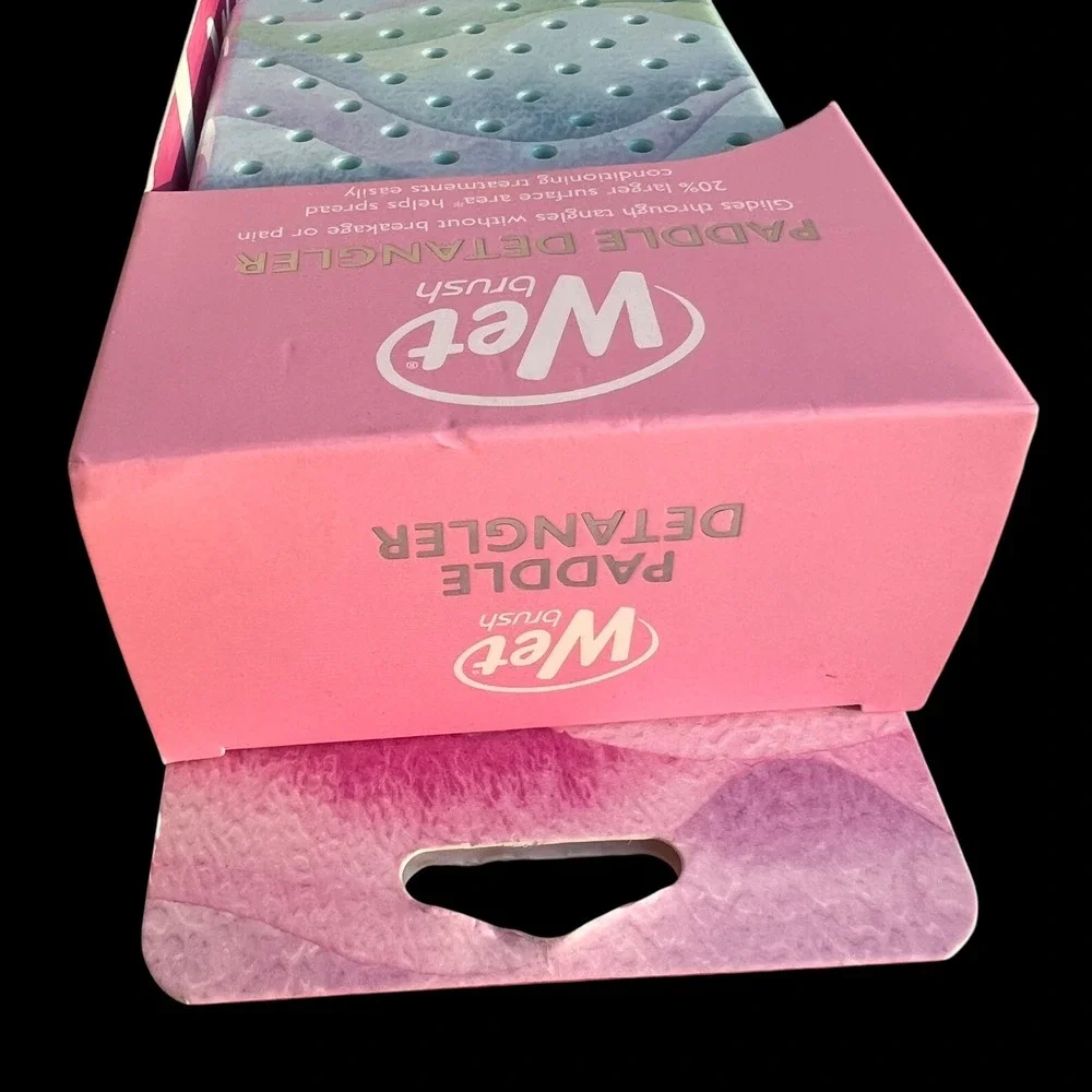 Wet Paddle Detangler Treasured Waters Pastel Waves Extra Large Hairbrush